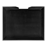 Classic Black Leather 20 x 16 Conference Pad Holder